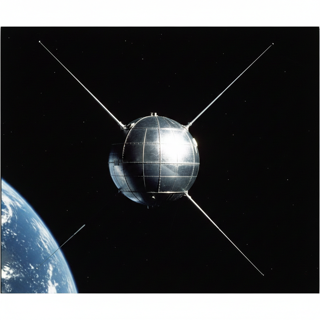 Sputnik Satellite Blueprint